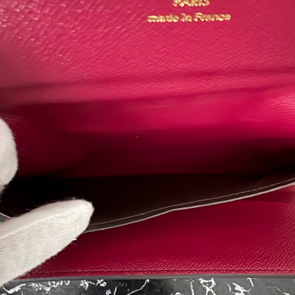 AUTH Louis Vuitton Emilie Wallet in Fuschia Great Pre-Loved Conition with COA! - Picture 8 of 12